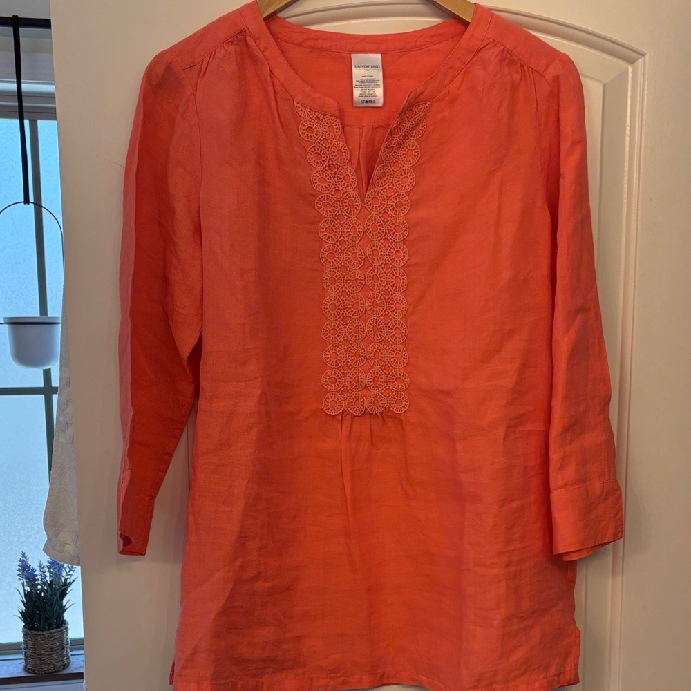 Lands End Linen Top